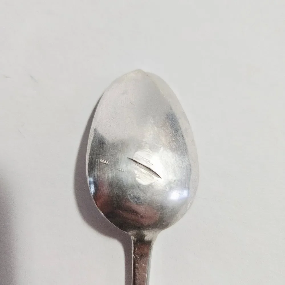 Vintage Sterling Silver Artesian Made Native American Crafted Decorative Spoon